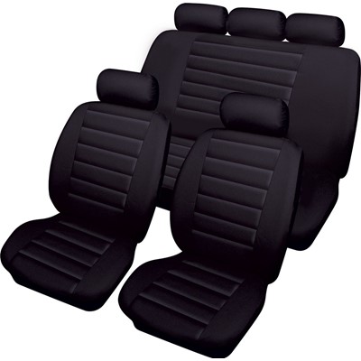 Carrera Black Full Set (Leatherlook Car Seat Covers