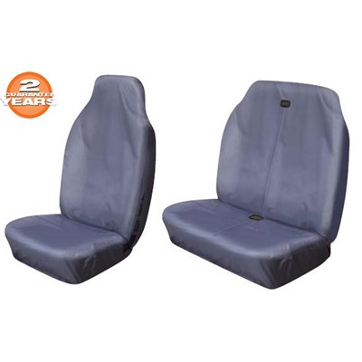 Heavy Duty Single/Double - Grey - Car Seat Covers