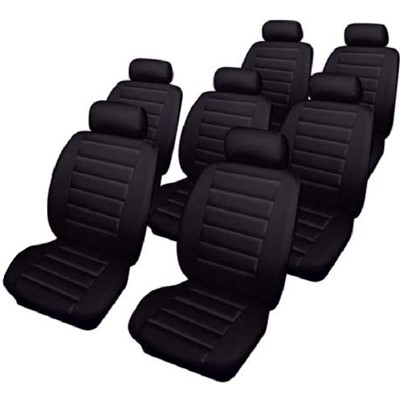 Carrera 7s Universal - Leatherlook - Black - Single Seats