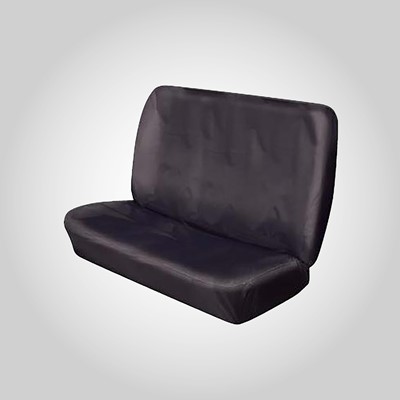 Rear Bench Seat Cover, Black